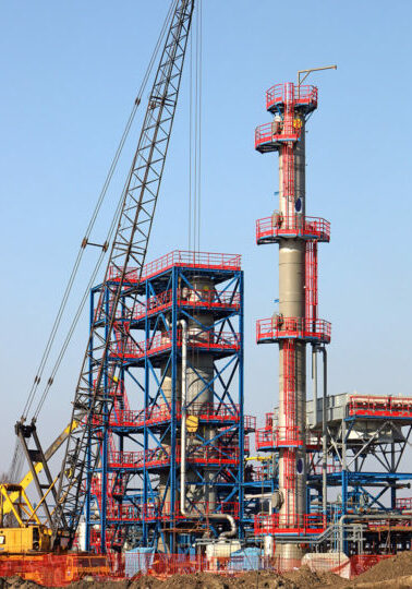 new refinery construction site new refinery construction site
